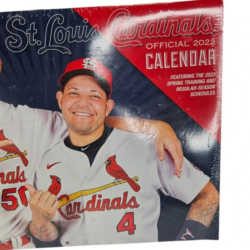 St Louis‎ Cardinals 2022 Baseball Calendar Molina Wainwright Record Breaking New